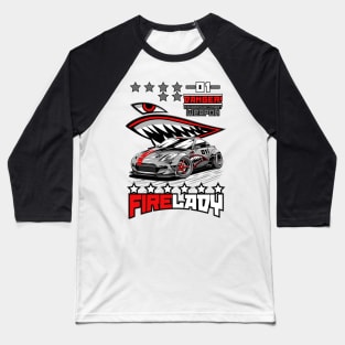 Nissan 350z FIRELADY Baseball T-Shirt